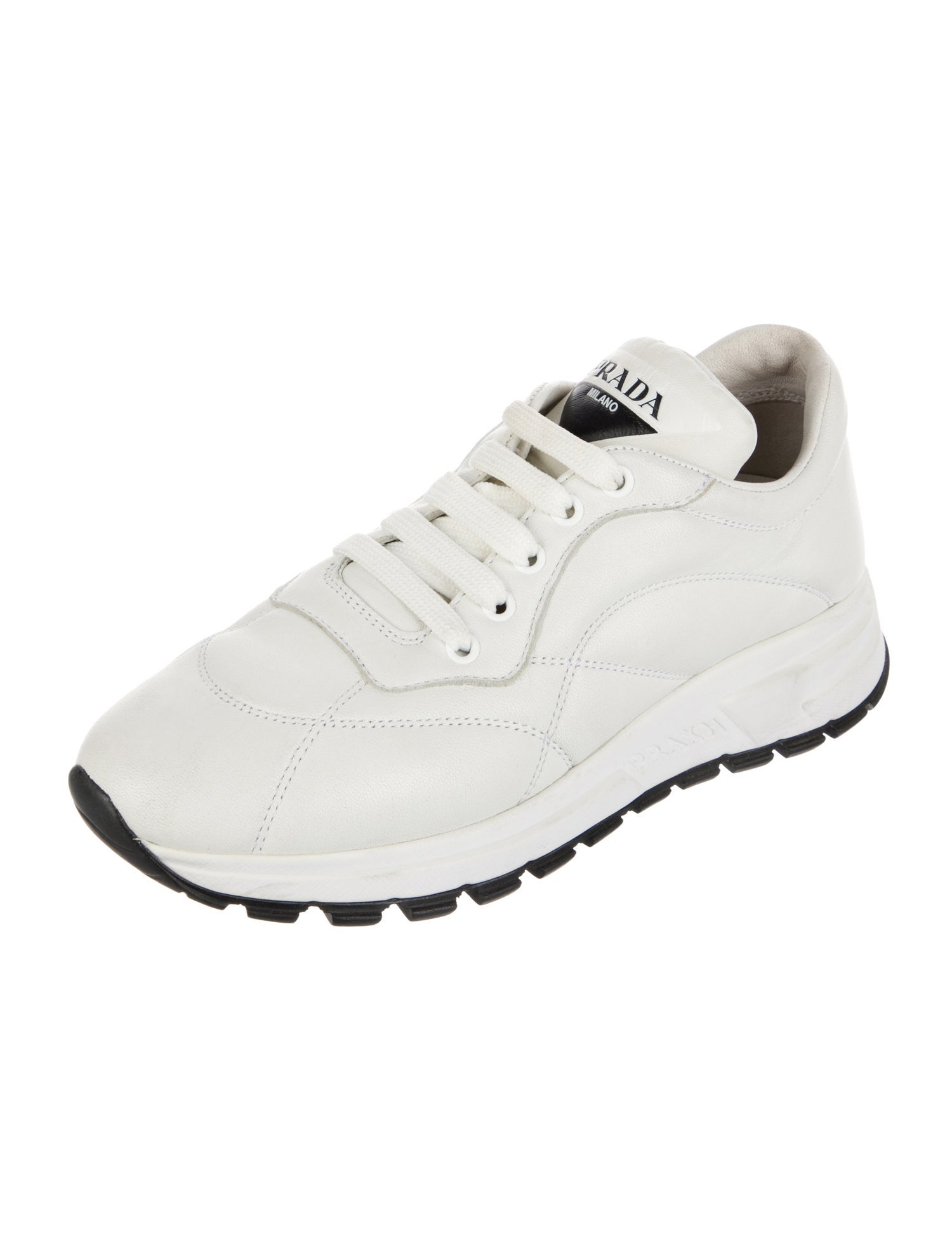 Prada Leather Sneakers