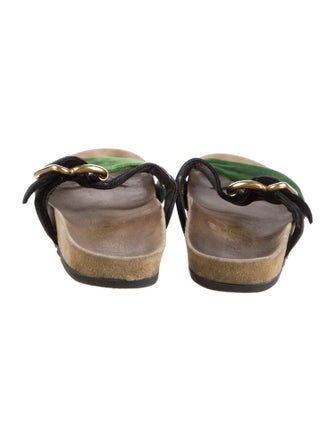 Prada Velvet Slides