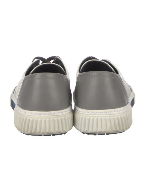 Prada Leather Printed Sneakers