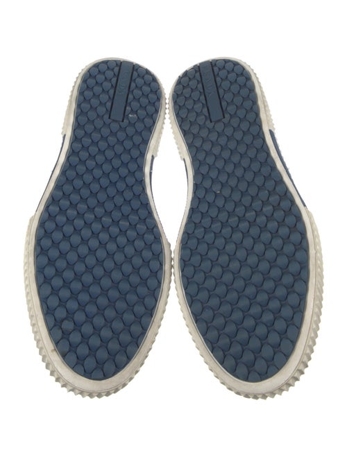 Prada Leather Printed Sneakers