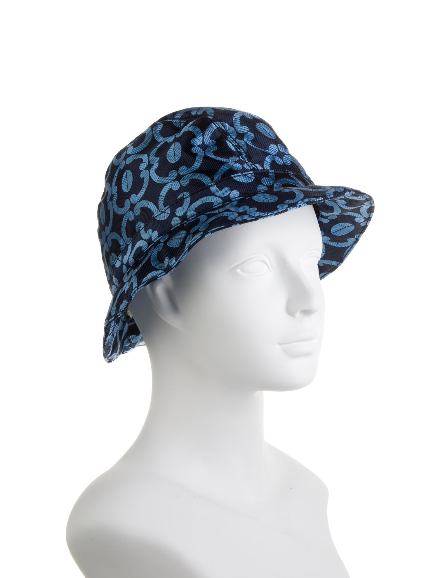 Prada Patterned Bucket Hat