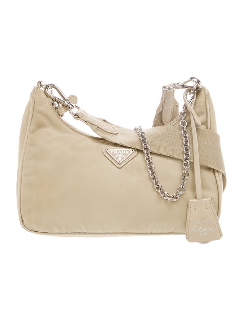 Prada Enameled Metal Triangle Re-Edition 2005