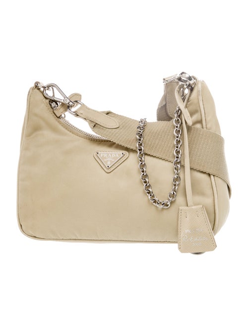 Prada Enameled Metal Triangle Re-Edition 2005