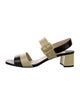 Prada Leather Slingback Sandals