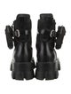 Prada Leather Combat Boots