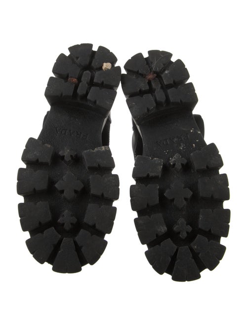 Prada Leather Combat Boots