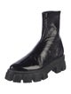 Prada Monolith Patent Leather Combat Boots