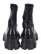 Prada Monolith Patent Leather Combat Boots