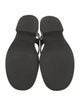 Prada Rubber T-Strap Sandals