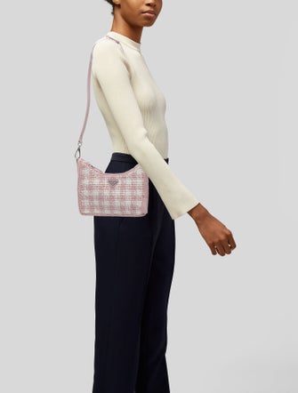 Prada Enameled Metal Triangle Re-Edition 2000