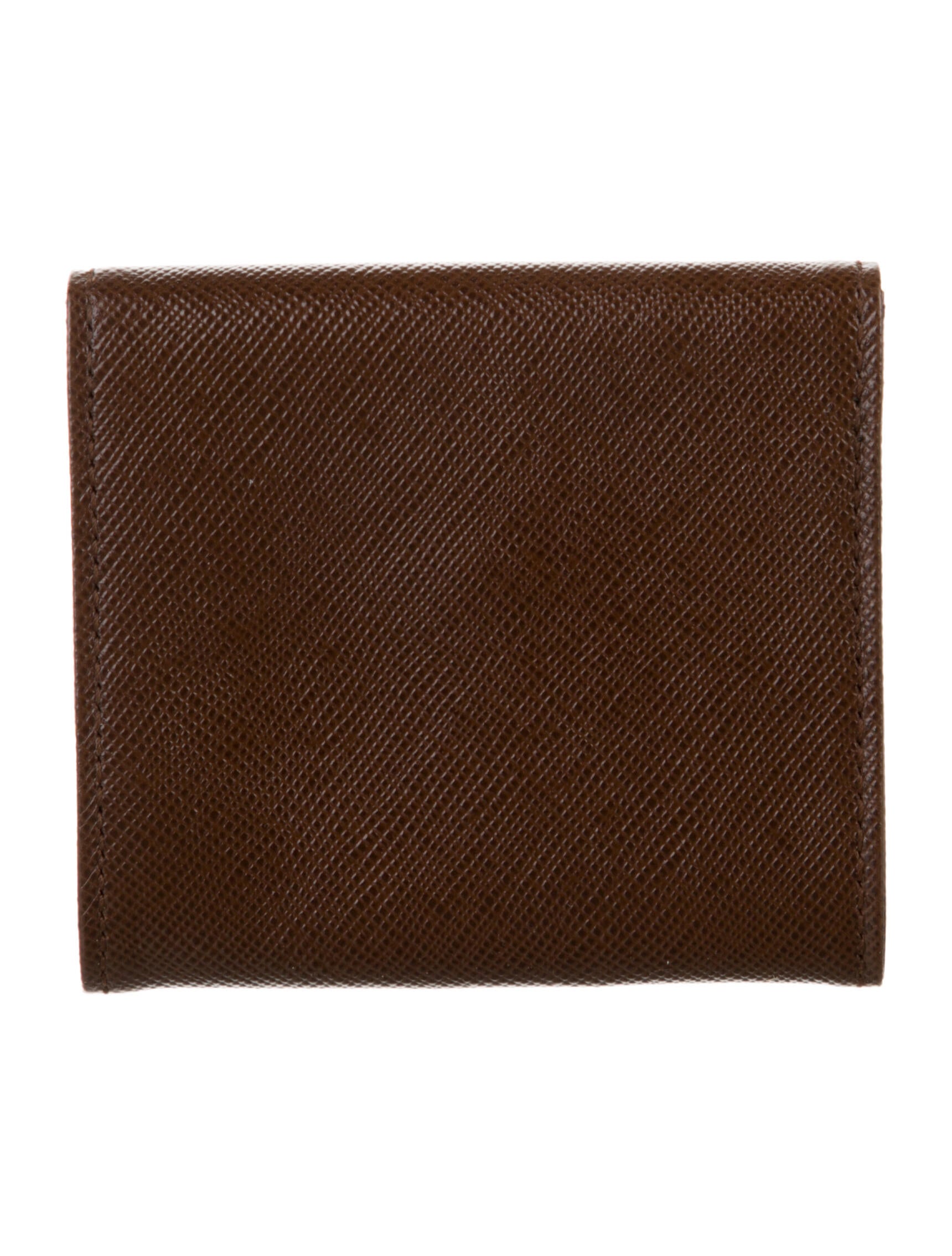 Prada Saffiano Lux Leather Compact Wallet