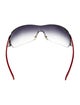 Prada Shield Gradient Sunglasses