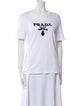 Prada 2021 Sequined Logo T-Shirt