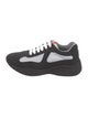 Prada Leather Colorblock Pattern Sneakers