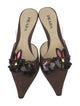 Prada Sequin Embellishments Mules