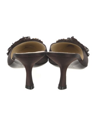 Prada Sequin Embellishments Mules