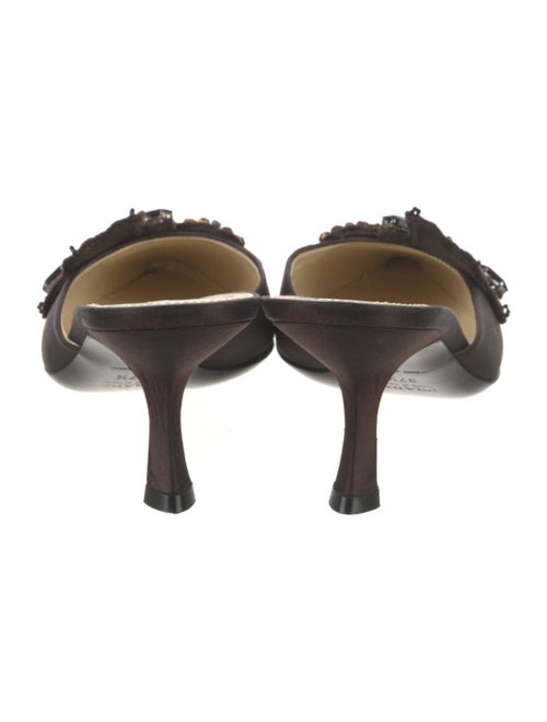 Prada Sequin Embellishments Mules