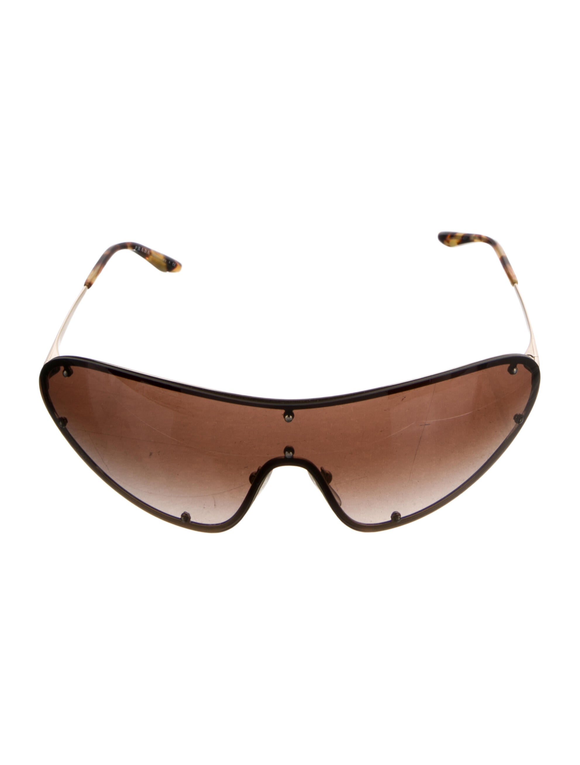 Prada Shield Tinted Sunglasses