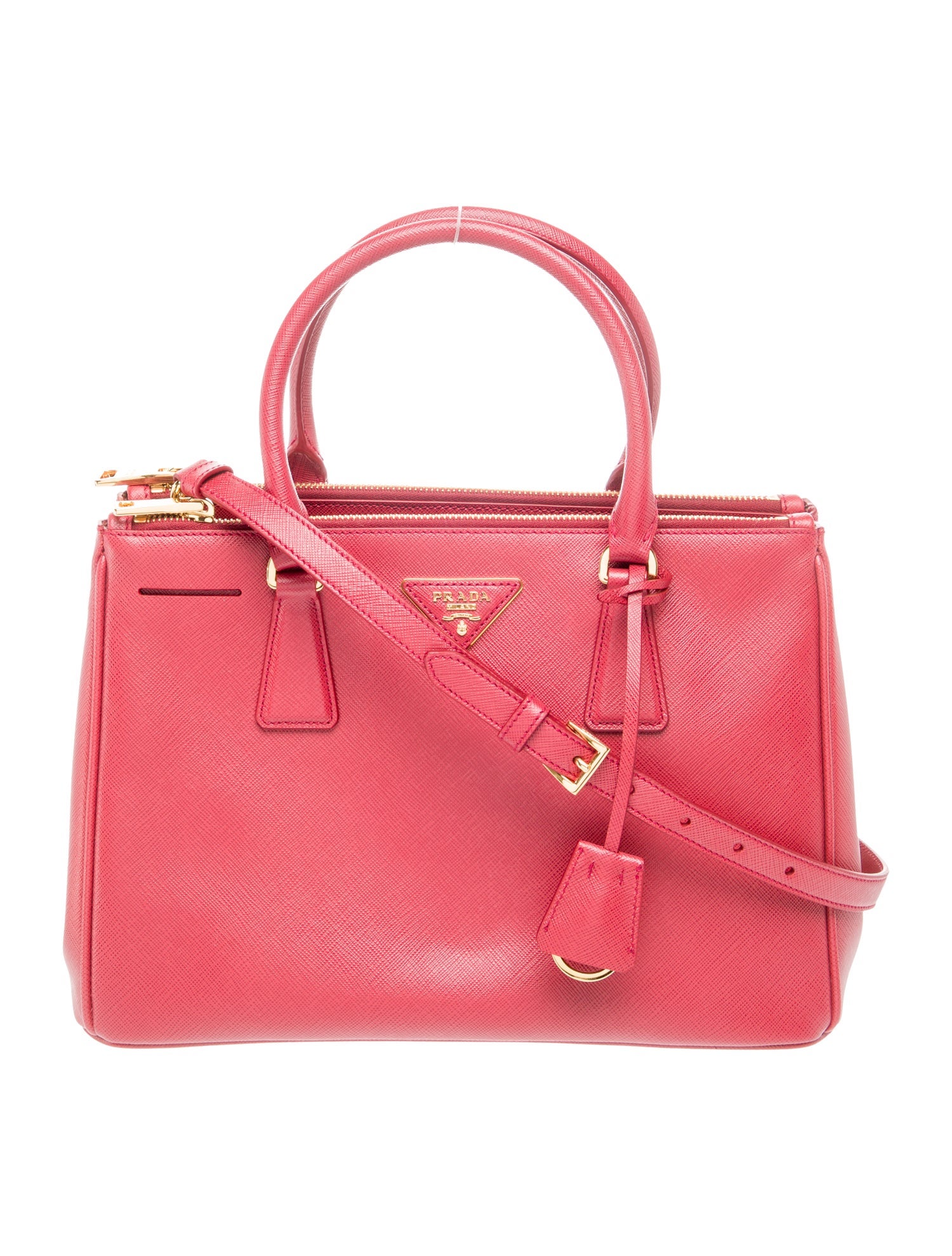 Prada Saffiano Leather Galleria Double Zip Medium