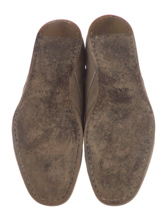 Prada Suede Lace-Up Boots