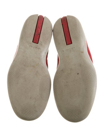 Prada Sport Kids' Leather Low Top Loafers