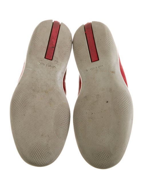 Prada Sport Kids' Leather Low Top Loafers