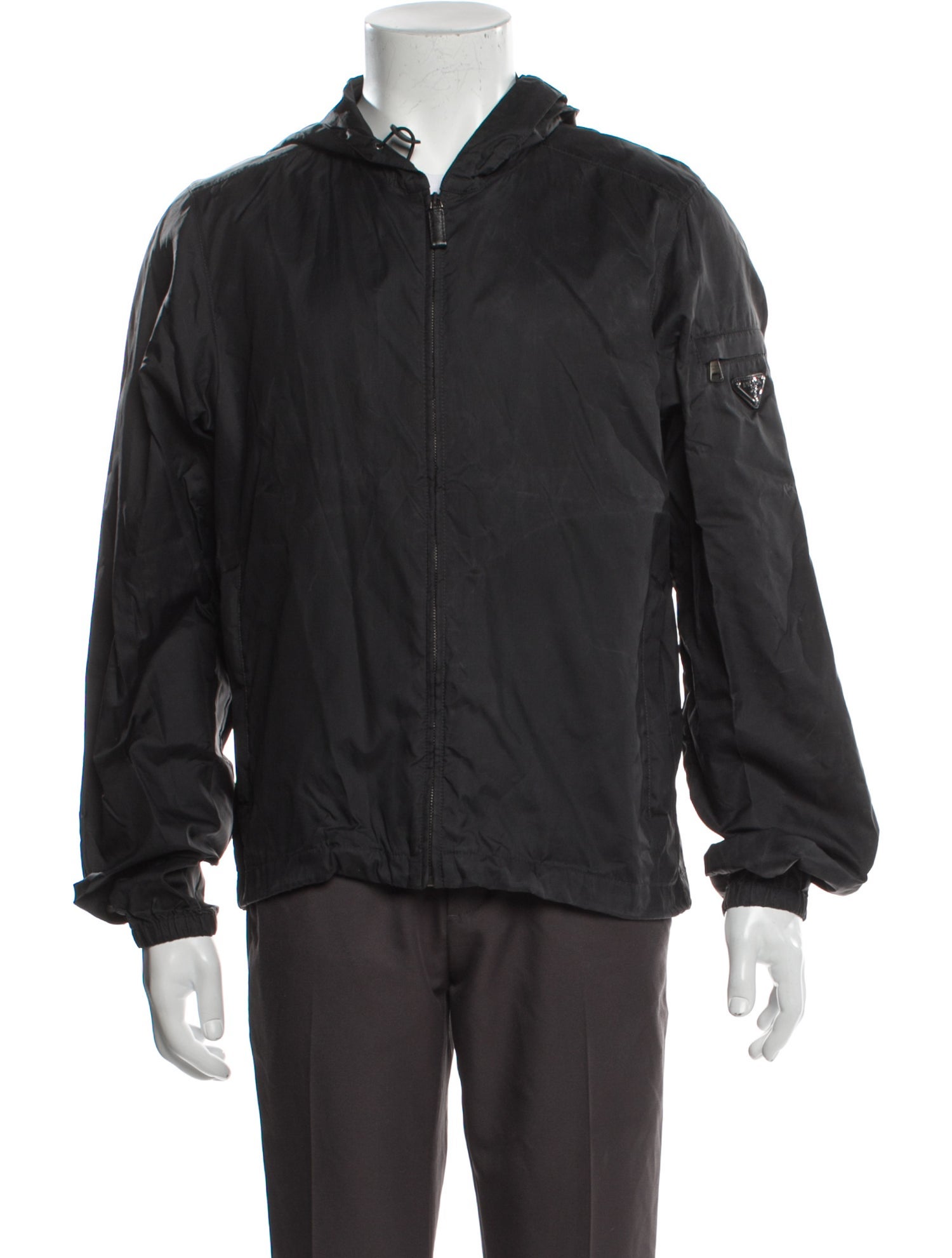 Prada Sport 2013 Enameled Metal Triangle Windbreaker