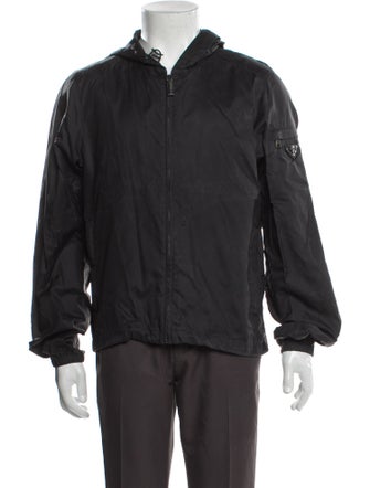 Prada Sport 2013 Enameled Metal Triangle Windbreaker