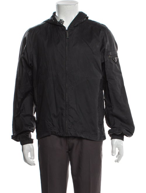 Prada Sport 2013 Enameled Metal Triangle Windbreaker