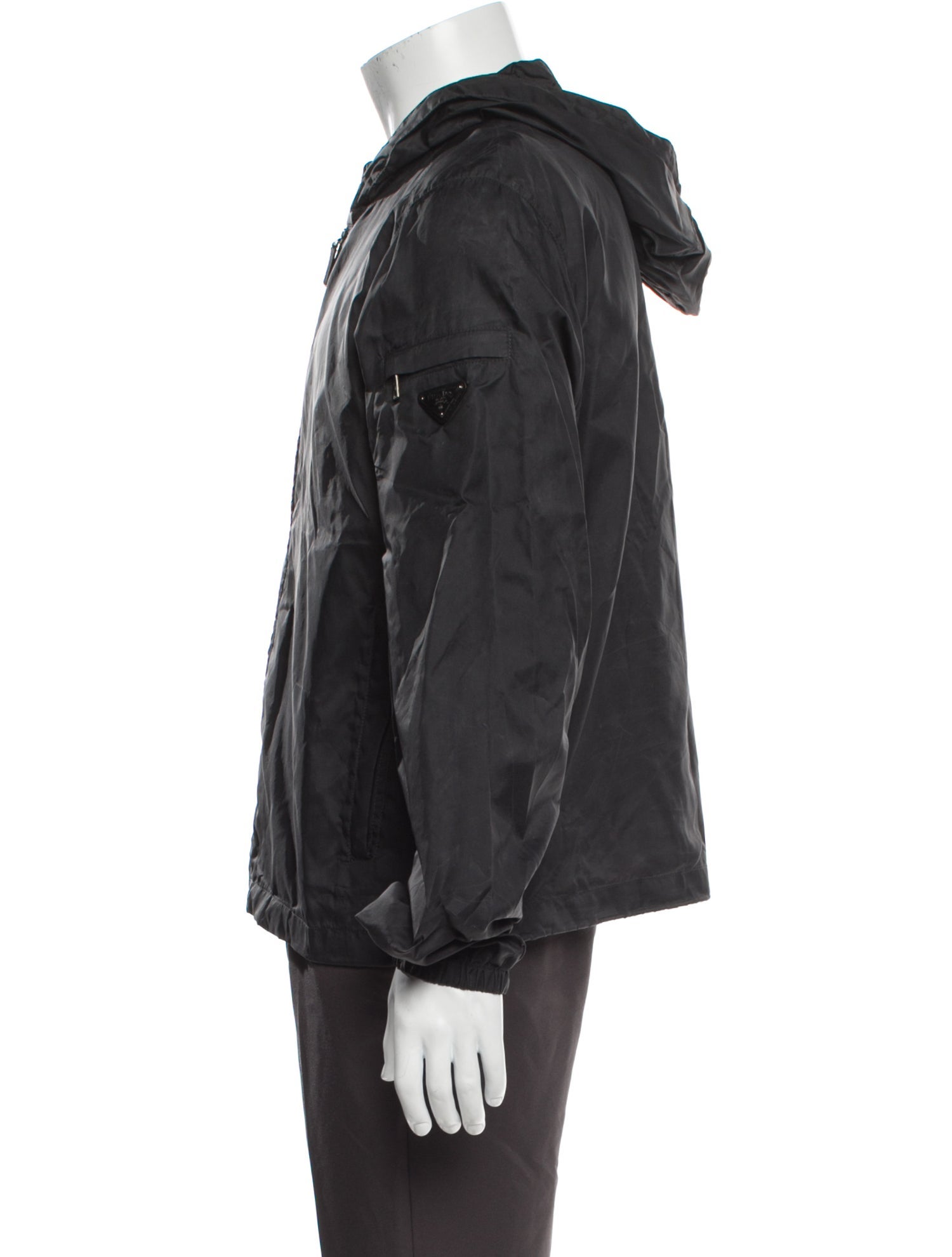 Prada Sport 2013 Enameled Metal Triangle Windbreaker