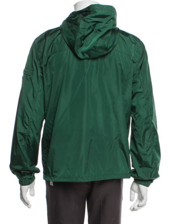 Prada 2013 Enameled Metal Triangle Windbreaker