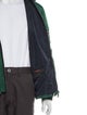 Prada 2013 Enameled Metal Triangle Windbreaker