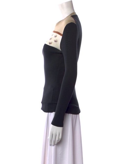 Prada 2016 Colorblock Pattern Top