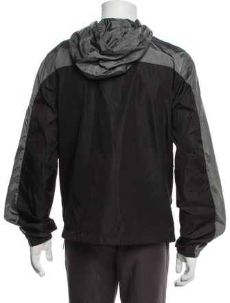 Prada 2012 Enameled Metal Triangle Windbreaker