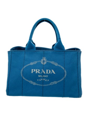 Prada Enameled Metal Triangle Canapa