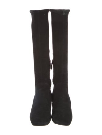 Prada Suede Riding Boots