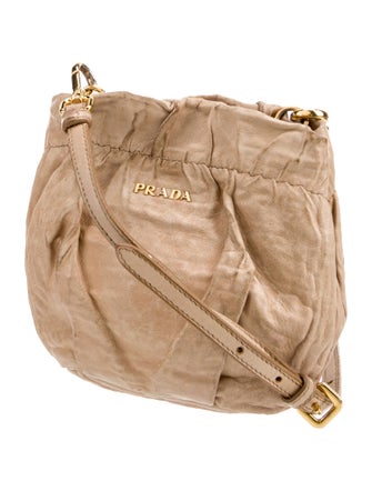 Prada Nappa Antique Leather Bucket Bag