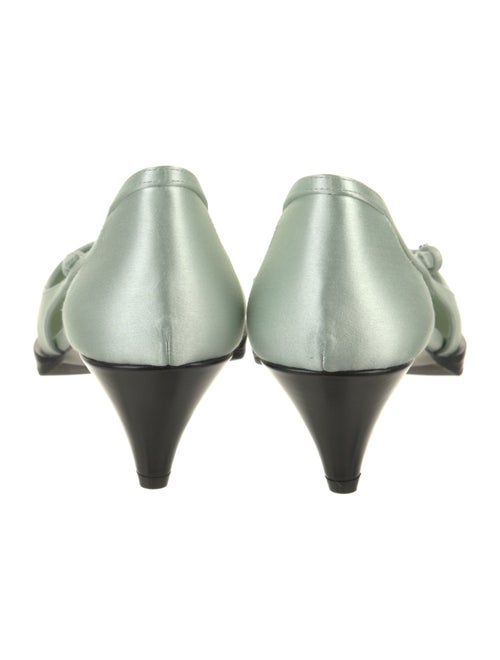 Prada Silk Crystal Embellishments D'Orsay Pumps