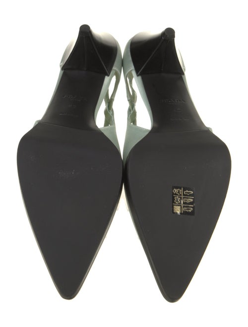 Prada Silk Crystal Embellishments D'Orsay Pumps