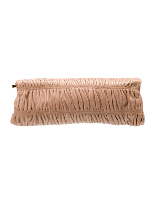 Prada Nappa Gaufre Leather Clutch