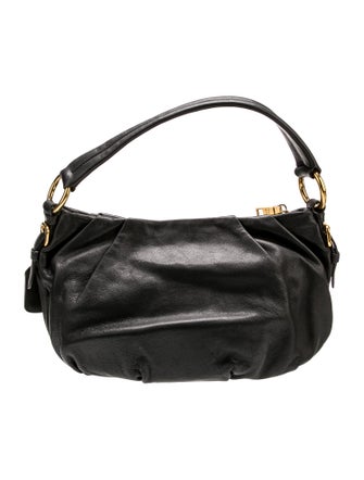 Prada City Calf Leather Shoulder Bag