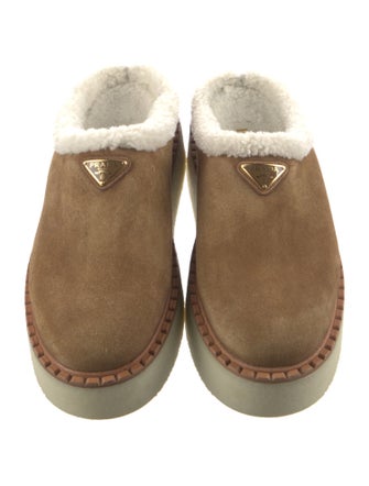 Prada Suede Mules