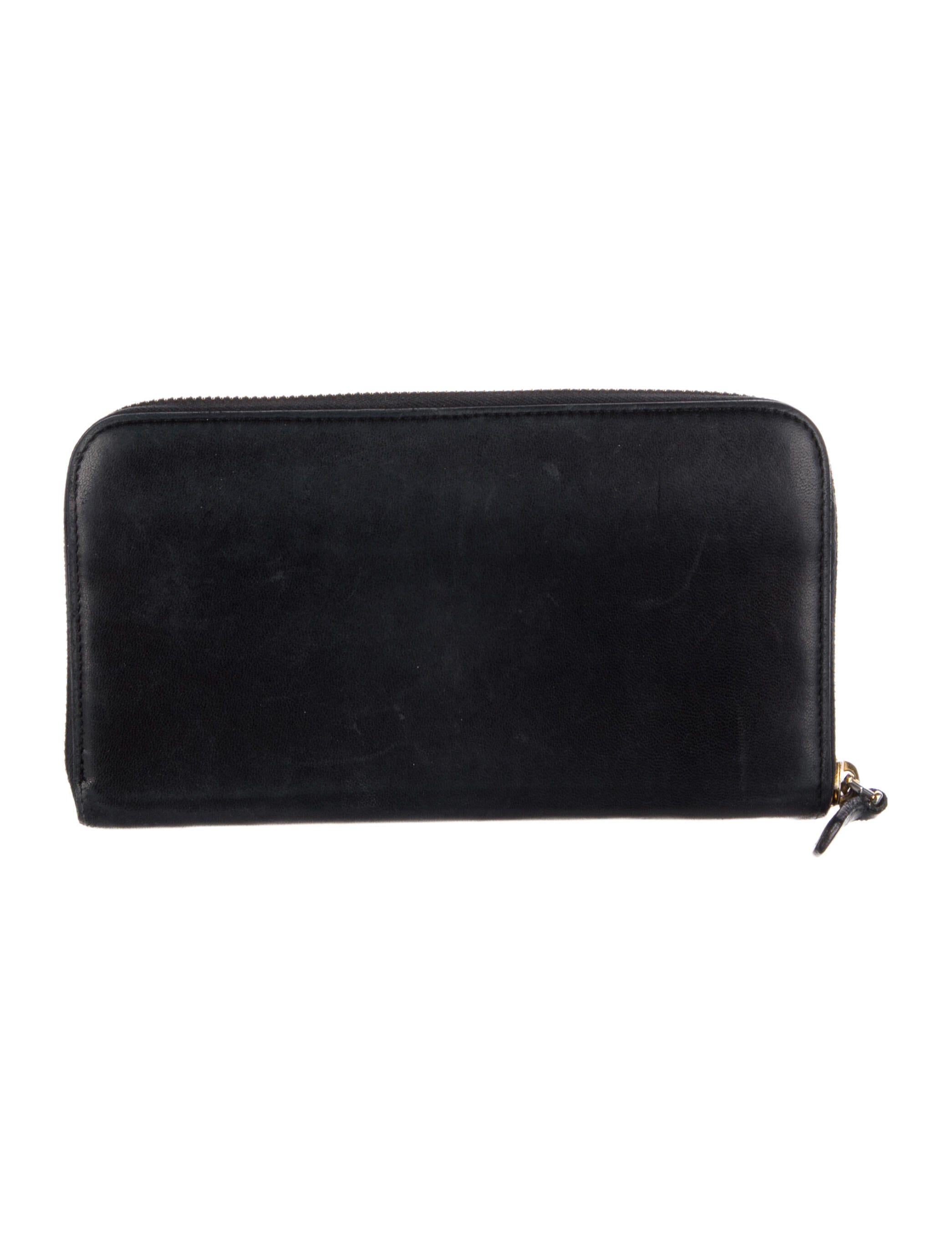 Prada Leather Continental Wallet