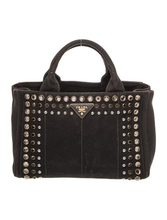 Prada Canvas Bijoux Canapa Small