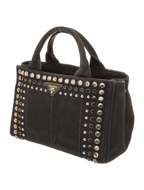 Prada Canvas Bijoux Canapa Small