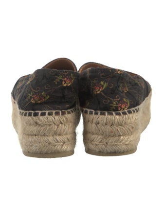 Prada Canvas Floral Print Espadrilles
