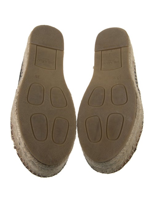 Prada Canvas Floral Print Espadrilles