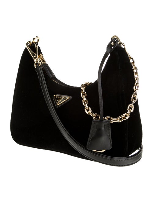 Prada Enameled Metal Triangle Re-Edition 2005