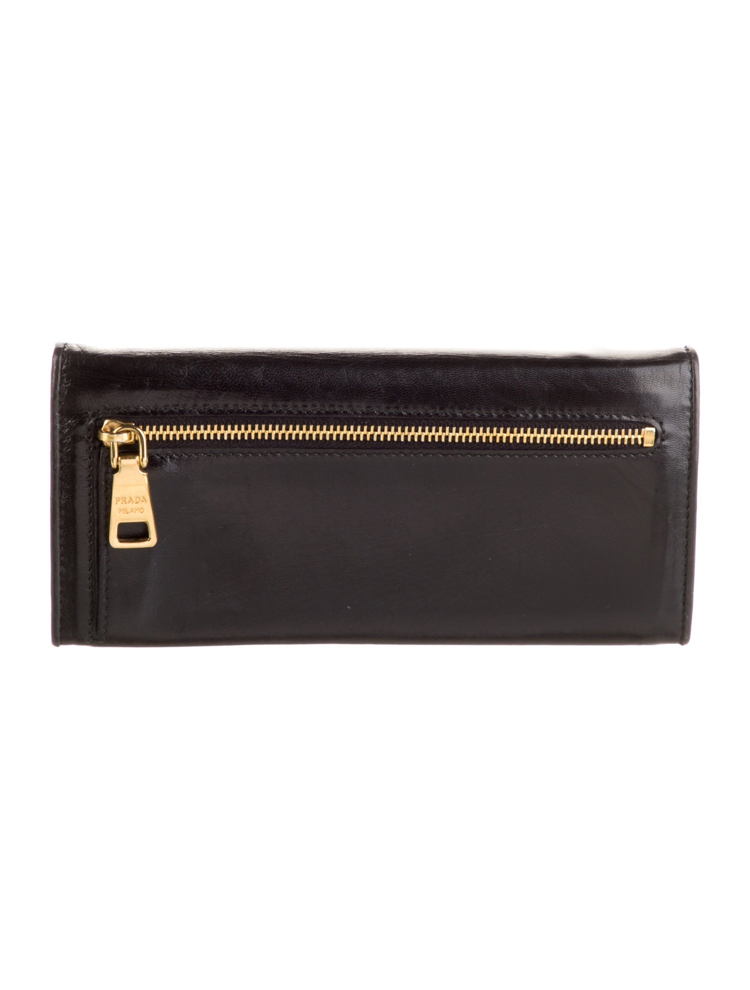 Prada Goat Leather Continental Wallet