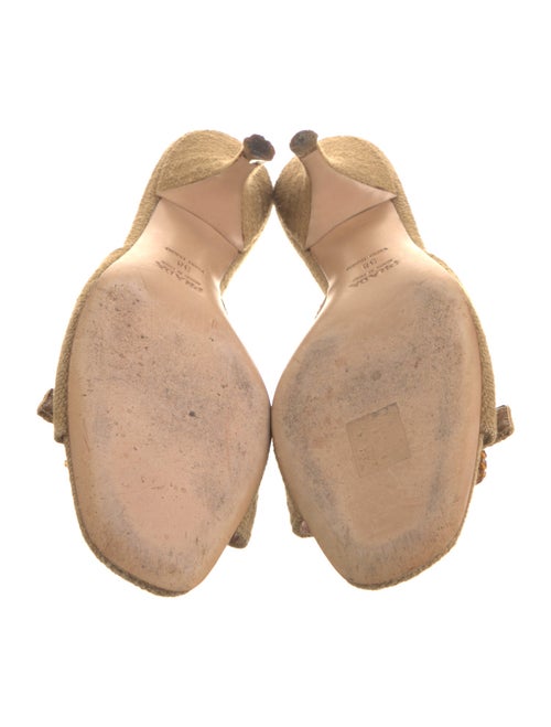 Prada Beaded Accents Sandals